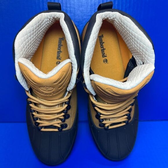 Timberland Mens Euro Hiker Jacquard Shell Toe Work Boots in Wheat 10.5 - Picture 8 of 9